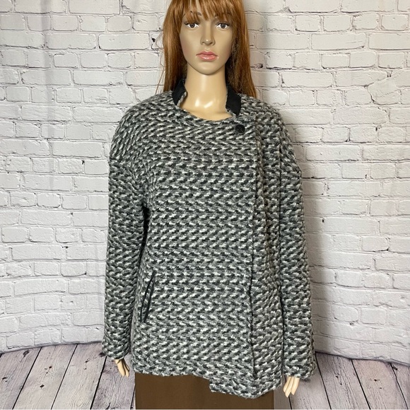 Opullence Wool Knit Jacket Made In France Size T1 US S - Picture 2 of 13